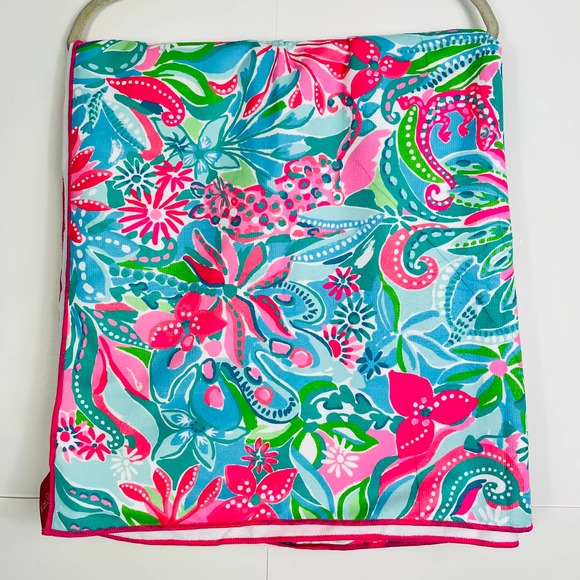 Lilly Pulitzer Bath Lilly Pulitzer Floral Beach Towel Lounge